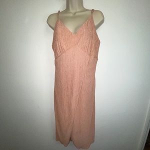 Lulus Formal Dress in Light Peach